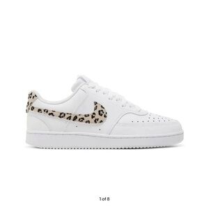 Nike-Women Court Vision Low Leopard